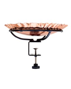 Wingscapes Deck Mount Copper Bird Bath