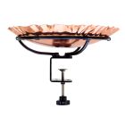 Wingscapes Deck Mount Copper Bird Bath