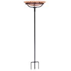 Wingscapes Standing Copper Bird Bath